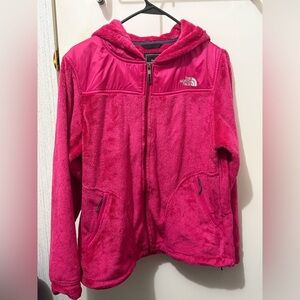The North Face Osito Women’s  Medium Magenta Pink Hooded Fleece